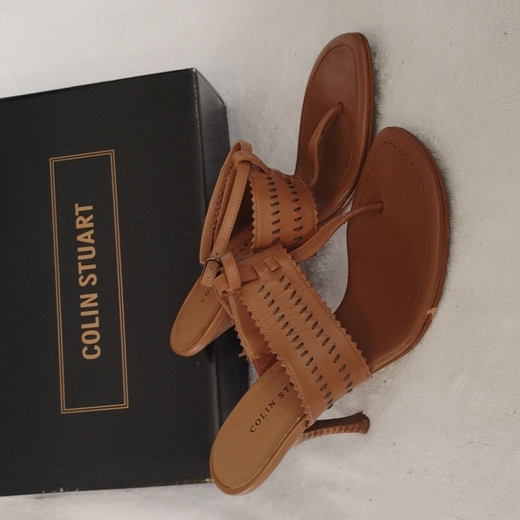 Colin Stewart Heeled Sandals Size 7 - Picture 4 of 9